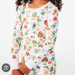 Kids Roller Rabbit Gingerbread Party Pajamas Christmas Holiday long size 8